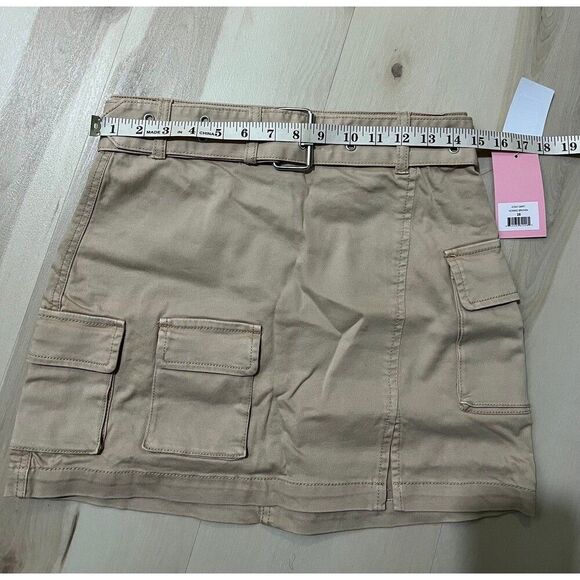 NEW Juicy Couture Bratz Pink Pantheress Retro Trashy Y2K Brown Cargo Mini Skirt - Picture 9 of 12